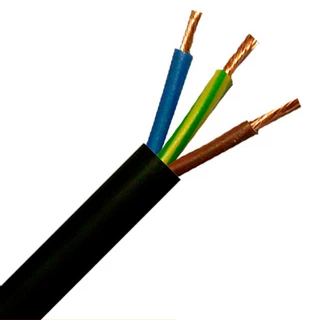 1.5MM 3183Y 3 Core Black 100M Drum